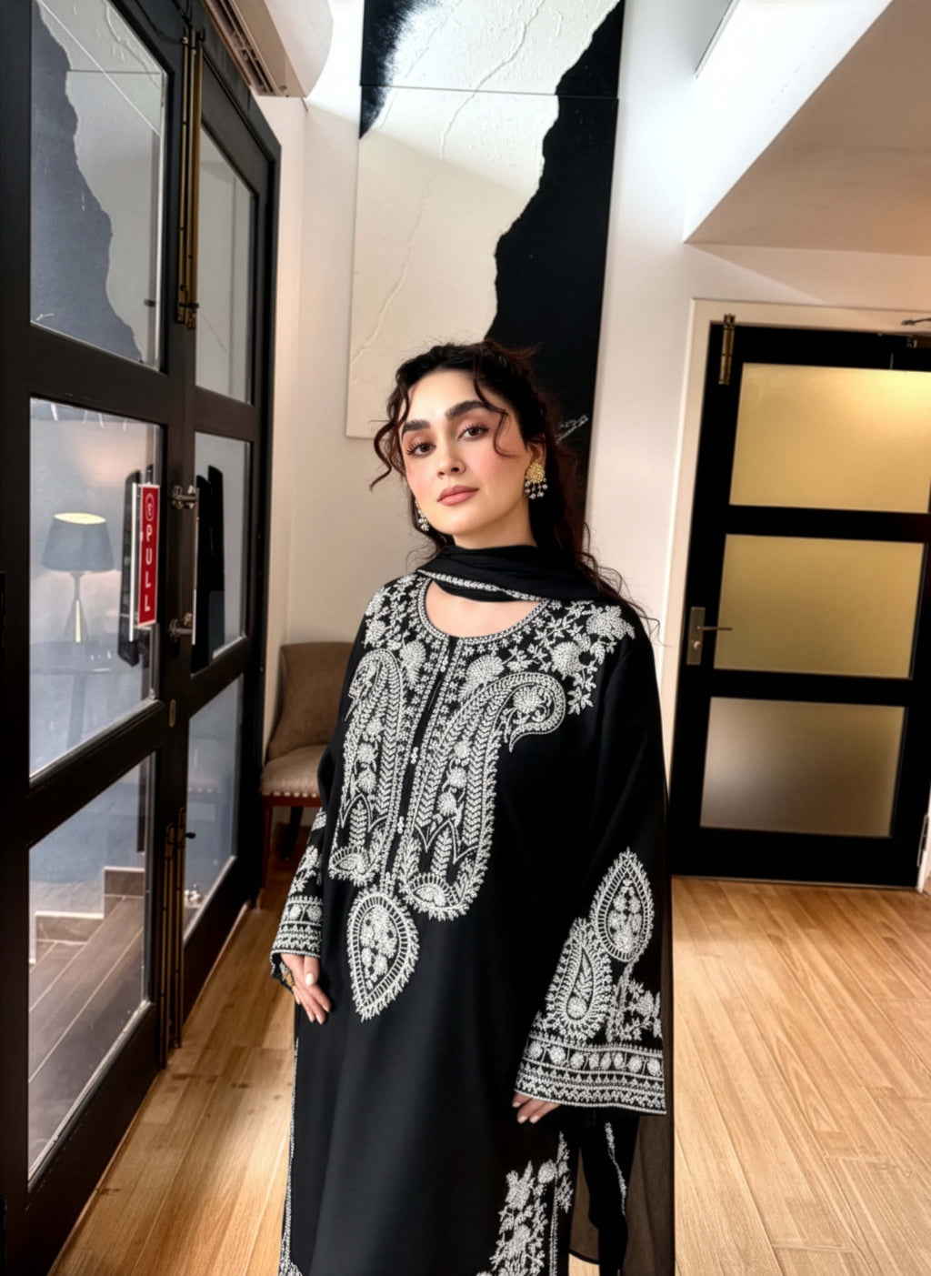 Aafreen 3pc - Black