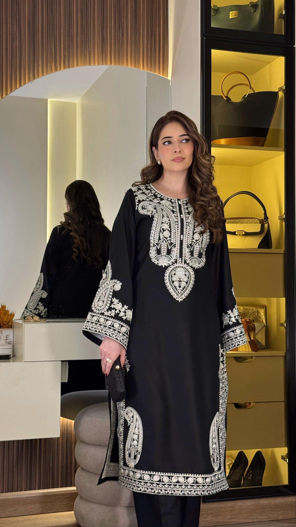 Aafreen 3pc - Black