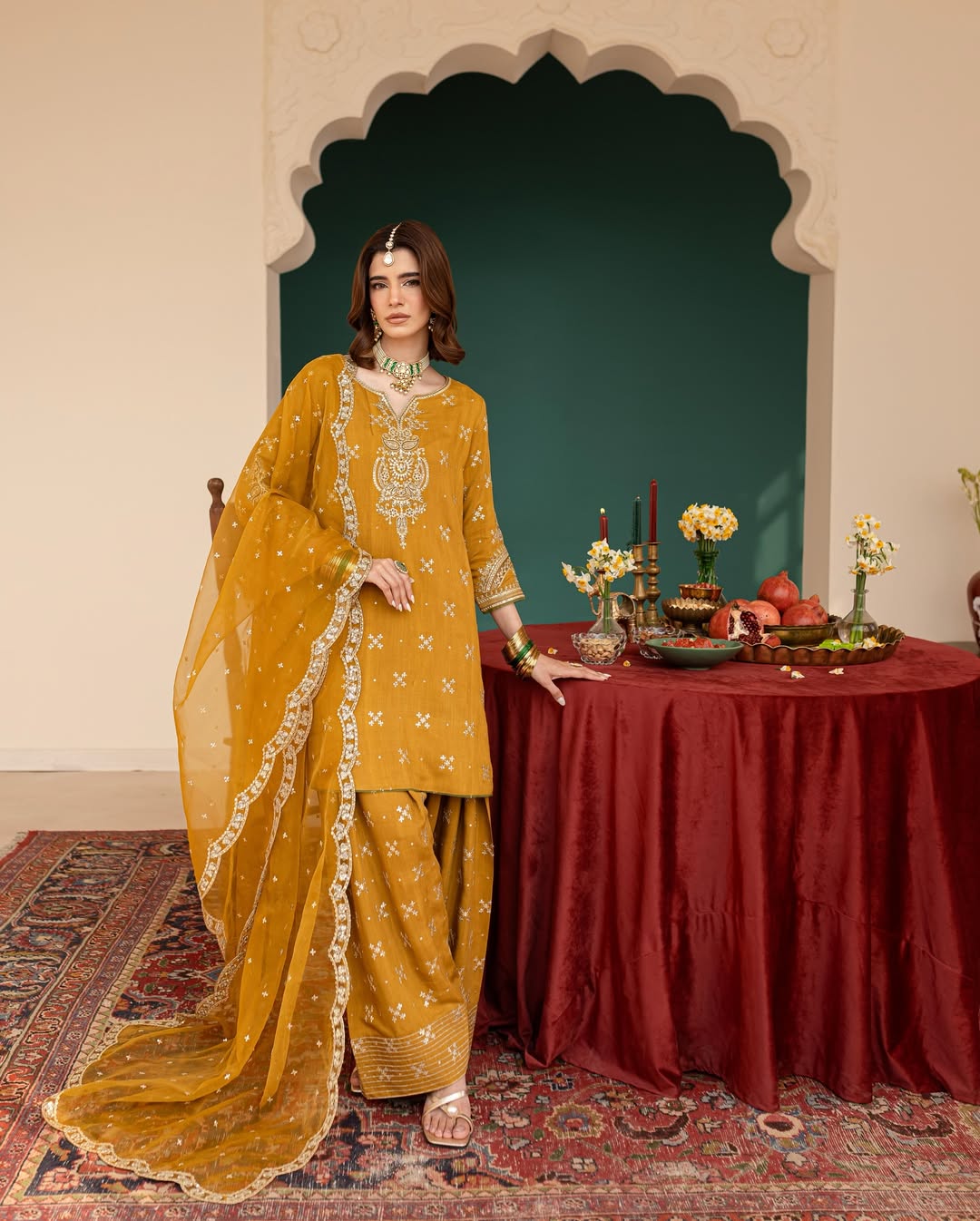 Almas Embroiderd 3pc - Lawn