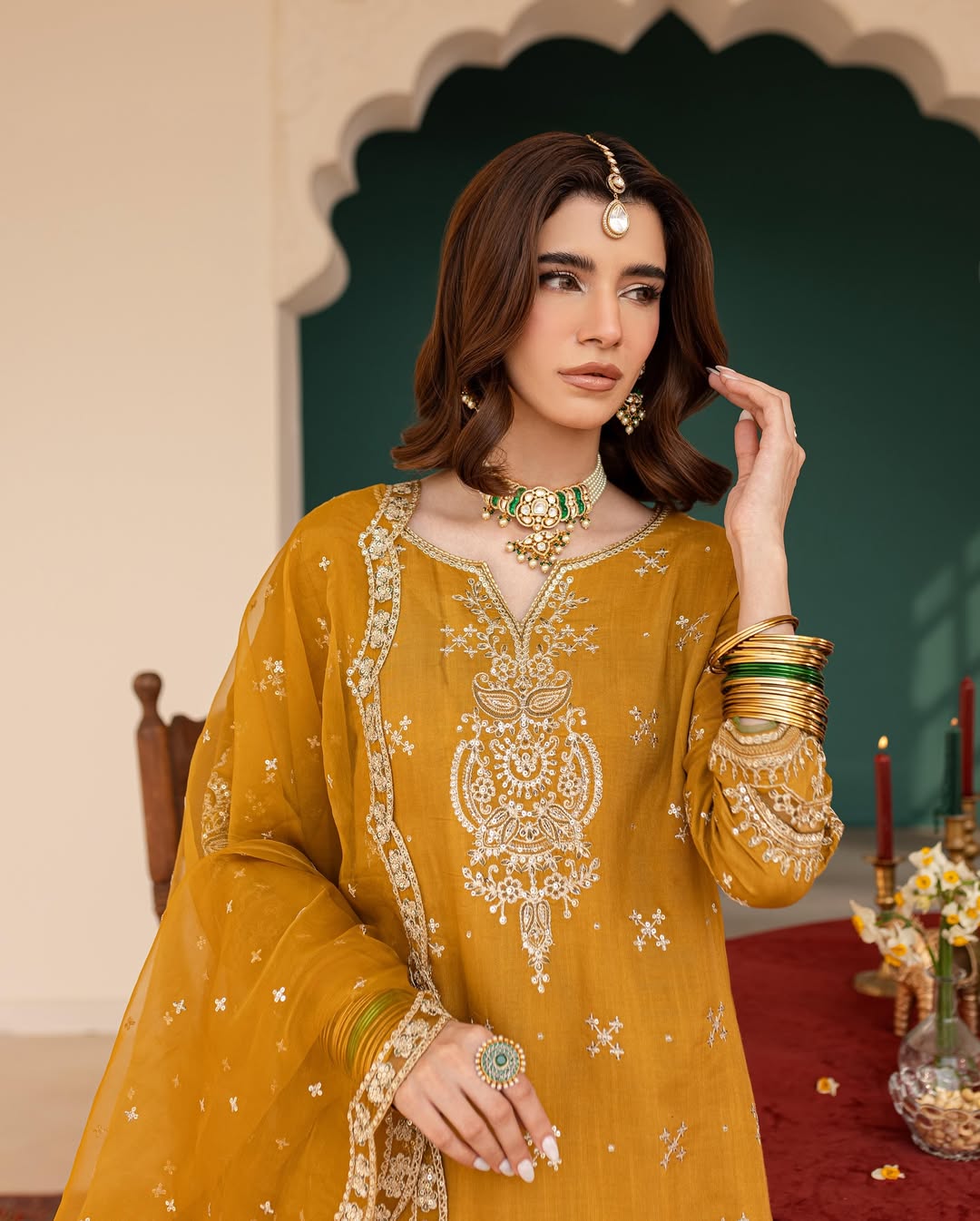 Almas Embroiderd 3pc - Lawn